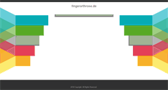 Desktop Screenshot of fingerarthrose.de